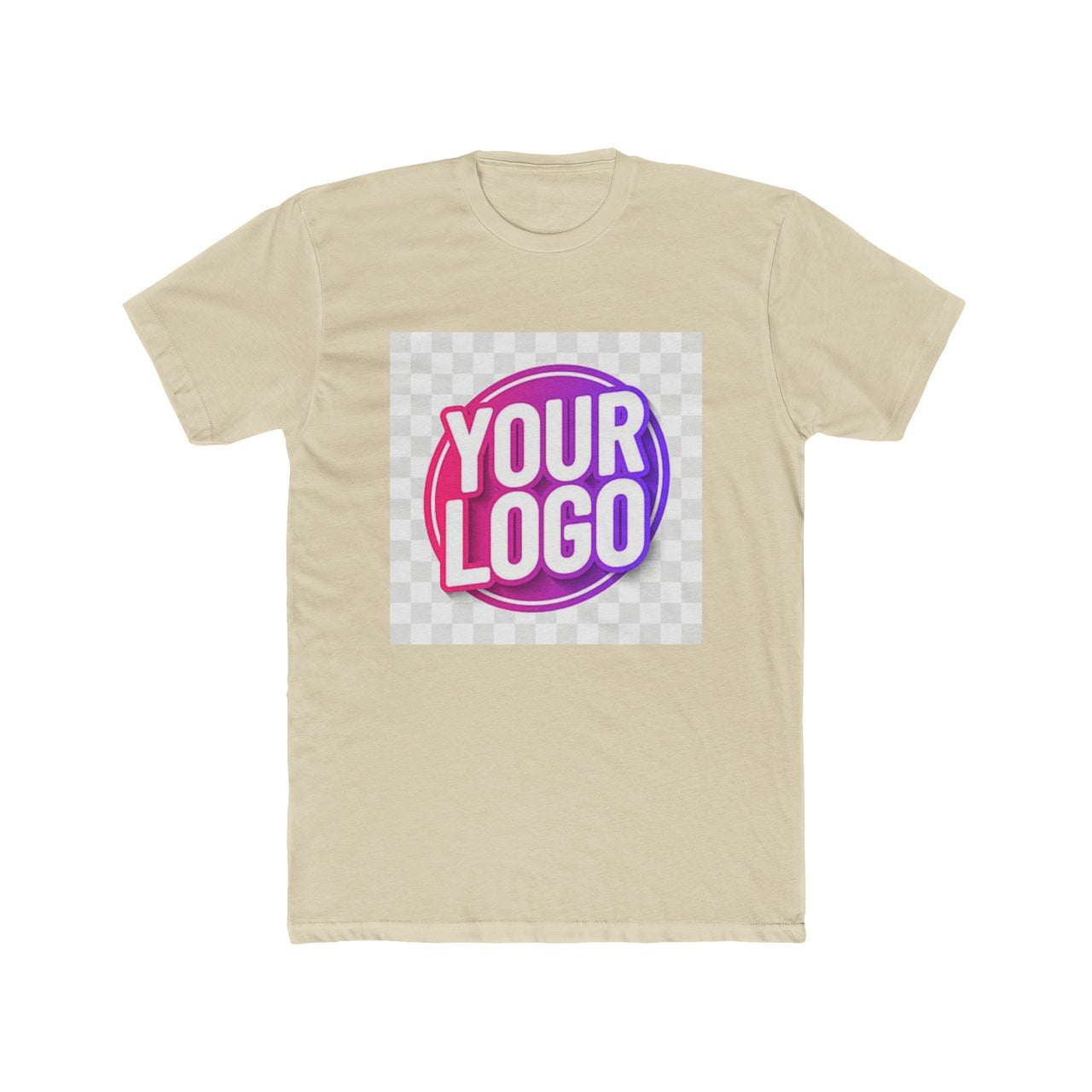 Stylish Custom Logo T-Shirt, Unisex Cotton Crew Tee, Casual Wear, Gift for Him/Her, Promotional Event Shirt