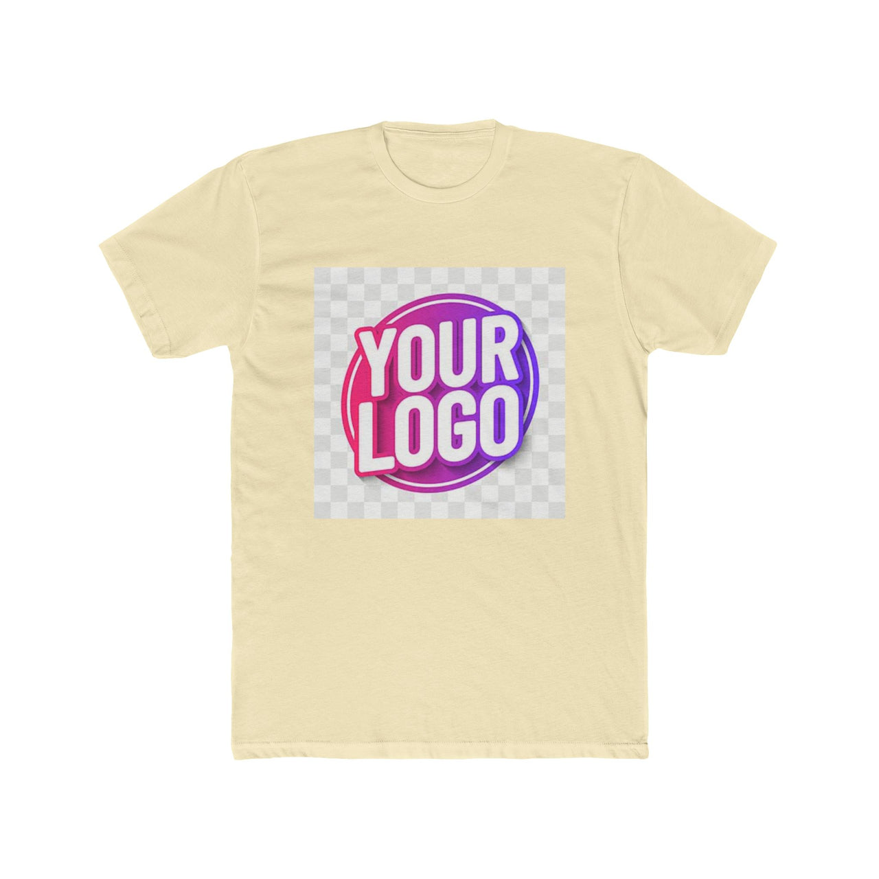 Stylish Custom Logo T-Shirt, Unisex Cotton Crew Tee, Casual Wear, Gift for Him/Her, Promotional Event Shirt