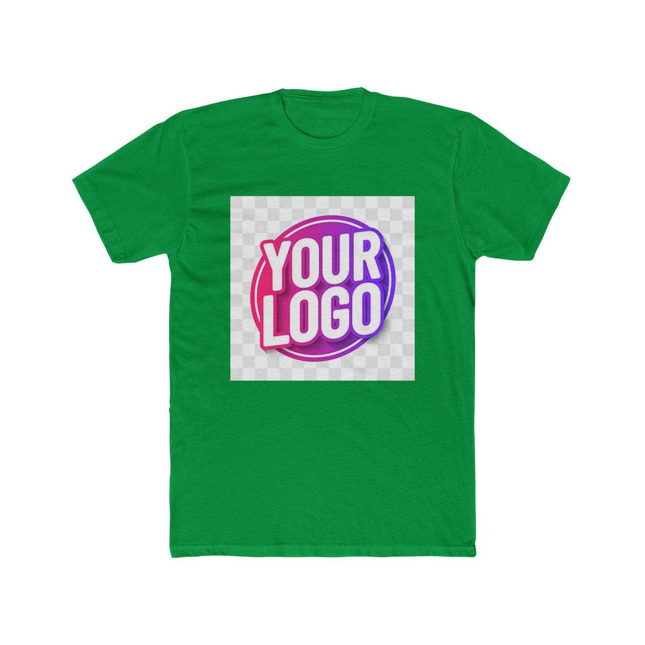 Stylish Custom Logo T-Shirt, Unisex Cotton Crew Tee, Casual Wear, Gift for Him/Her, Promotional Event Shirt