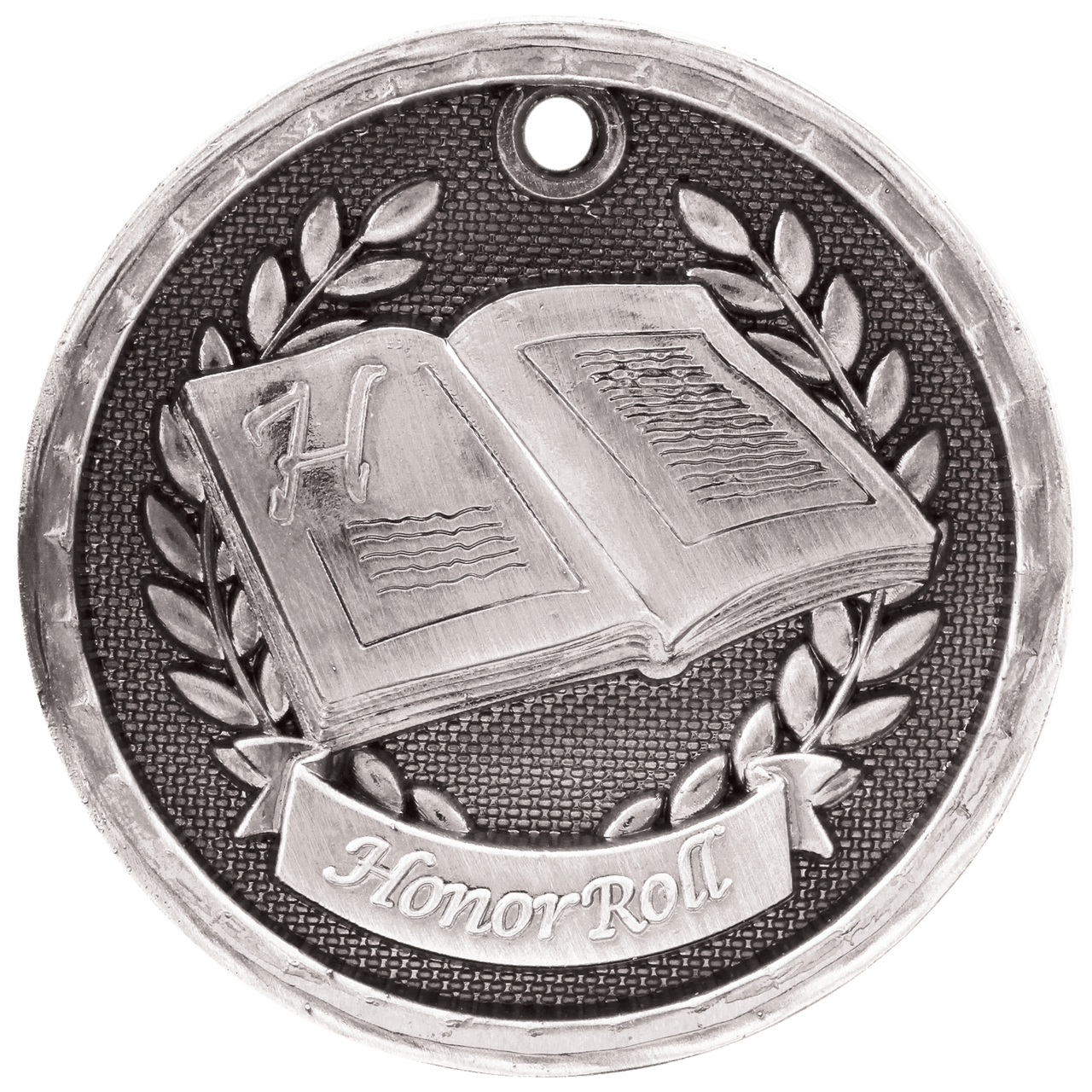 2" Antique Gold 3D Honor Roll Medal
