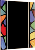 8" x 10" Stained Glass Acrylic Plaque with Hanger