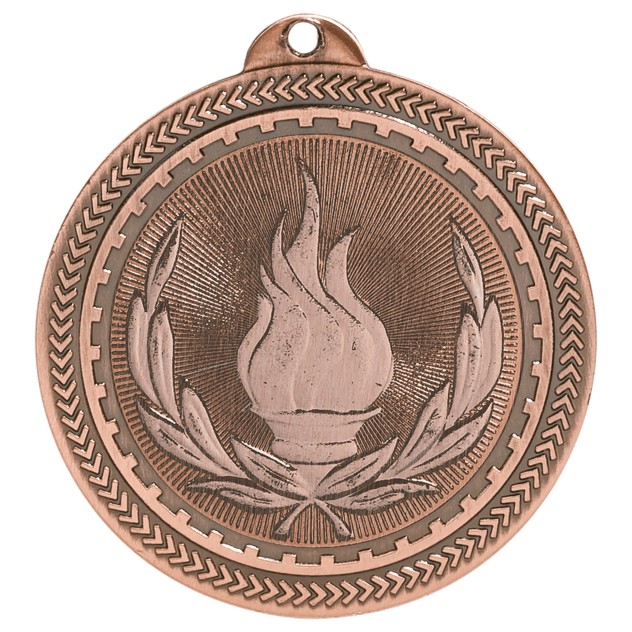 2" Antique Bronze Victory Laserable BriteLazer Medal