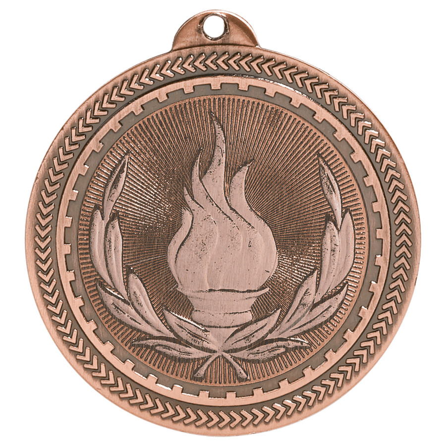 2" Antique Bronze Victory Laserable BriteLazer Medal