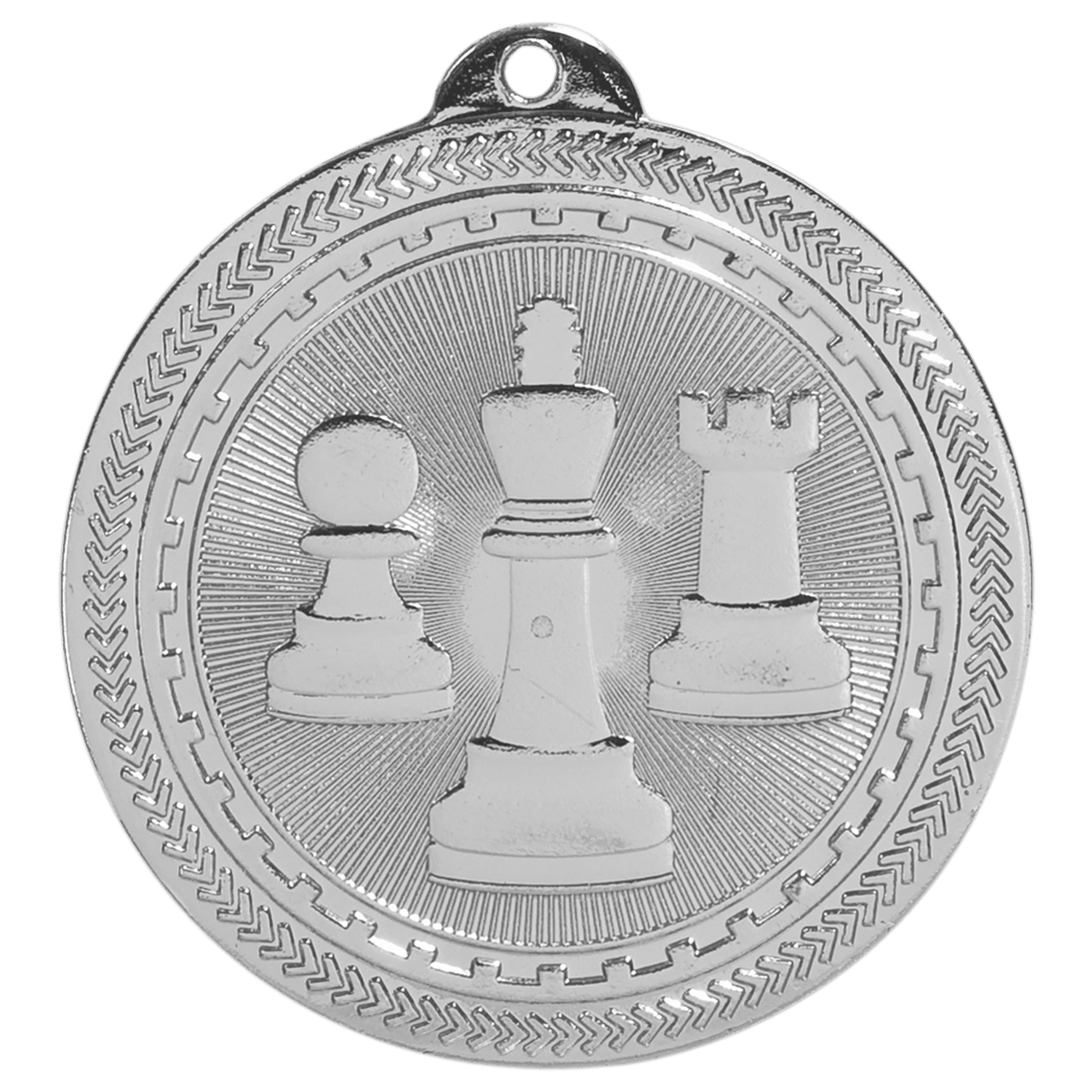 2" Bright Gold Chess Laserable BriteLazer Medal