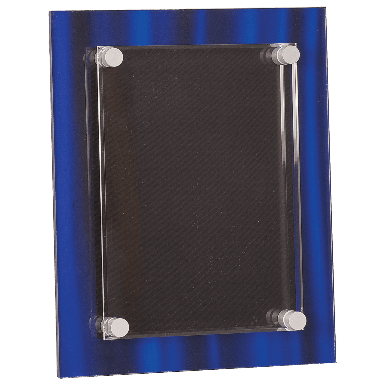 9" x 12" Blue Velvet Stand-Off Acrylic Plaque