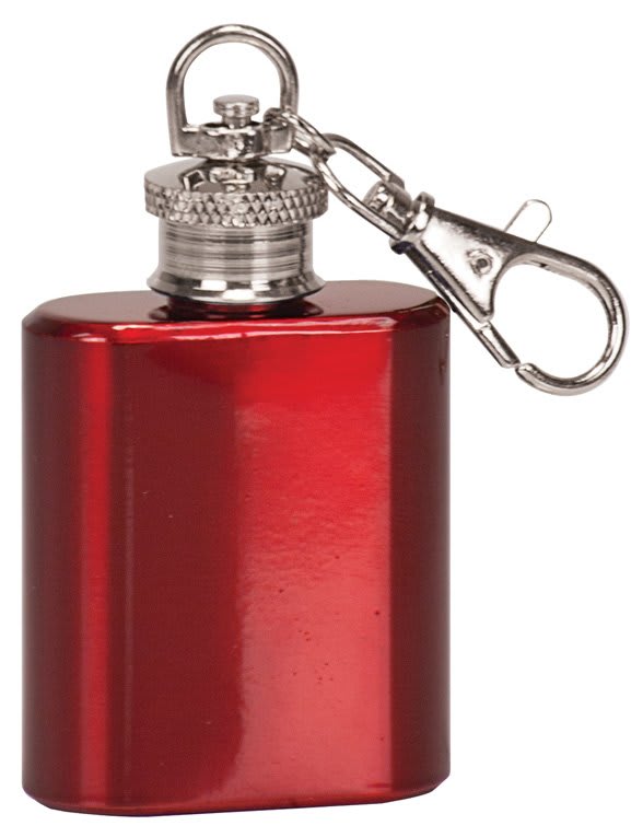 1 oz. Flask Keychain - Gloss and Matte Finishes in Various Styles