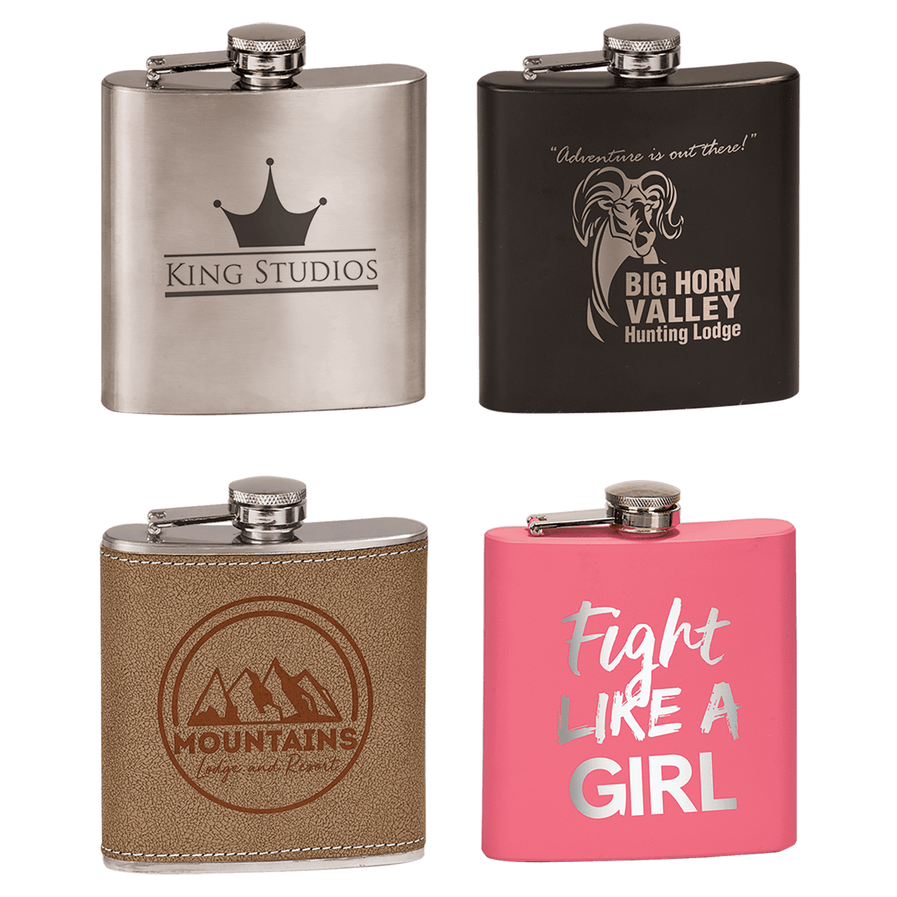 6 oz. Flask Sample Set