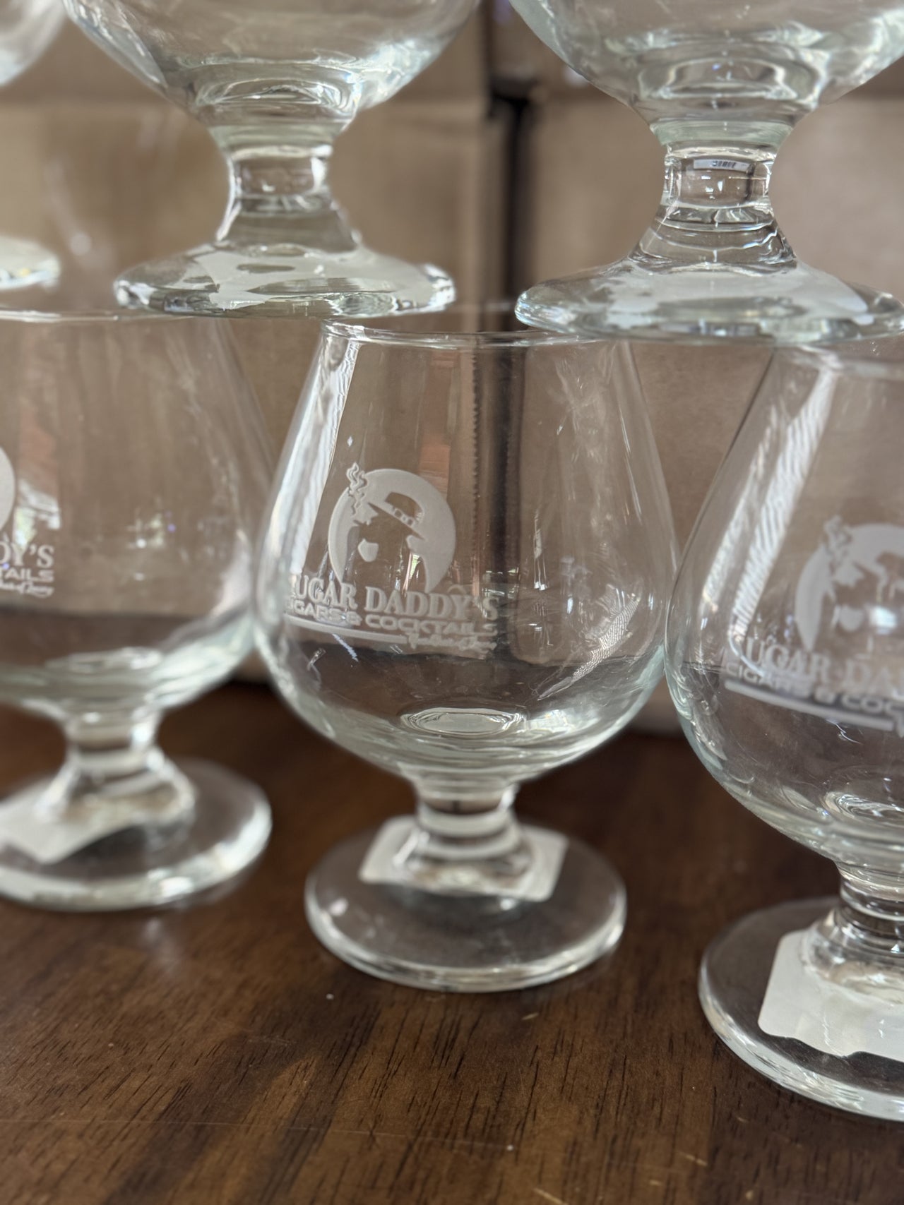 Custom 12 oz Brandy Glasses Set of 4