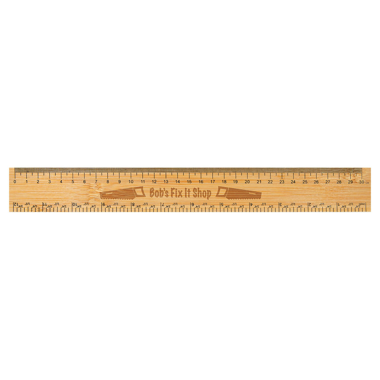 12" Bamboo Ruler