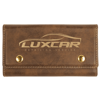 Thumbnail for Rustic/Gold Laserable Leatherette Card & Dice Set