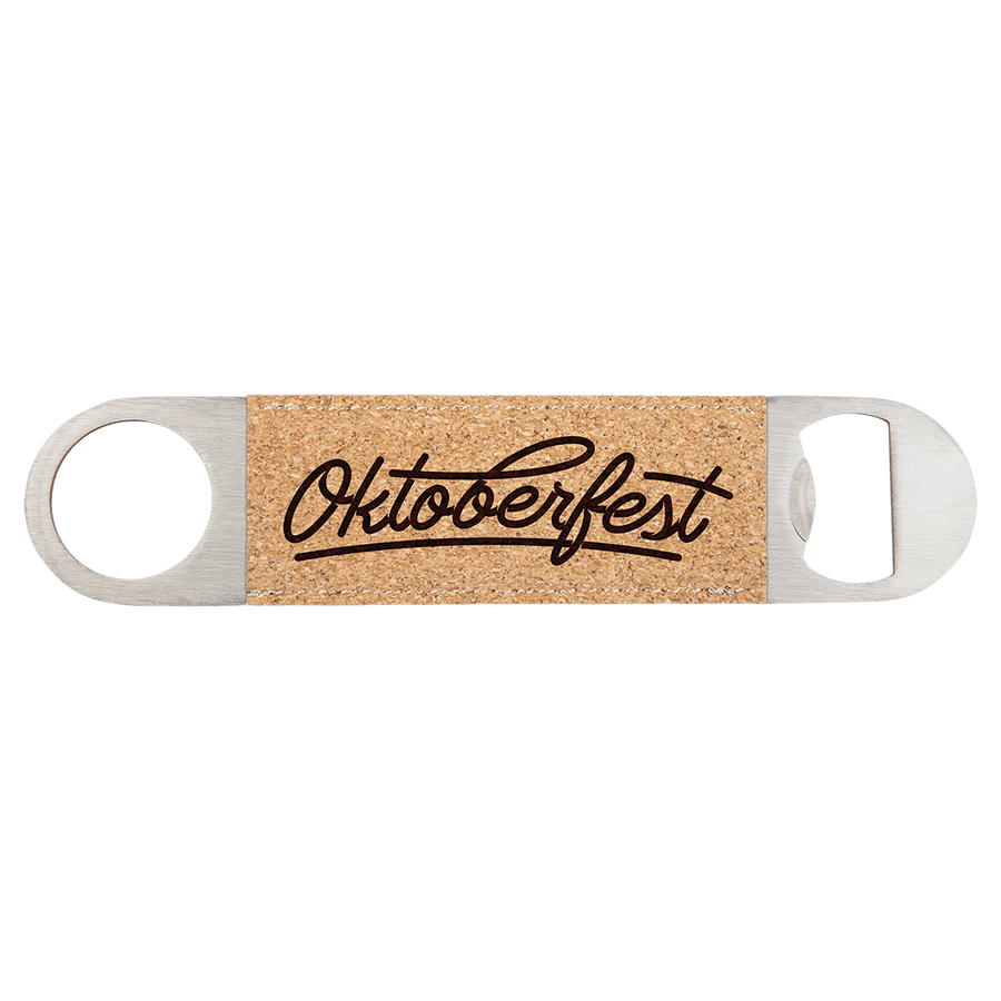 1 1/2" x 7" Laserable Leatherette Bottle Opener Collection