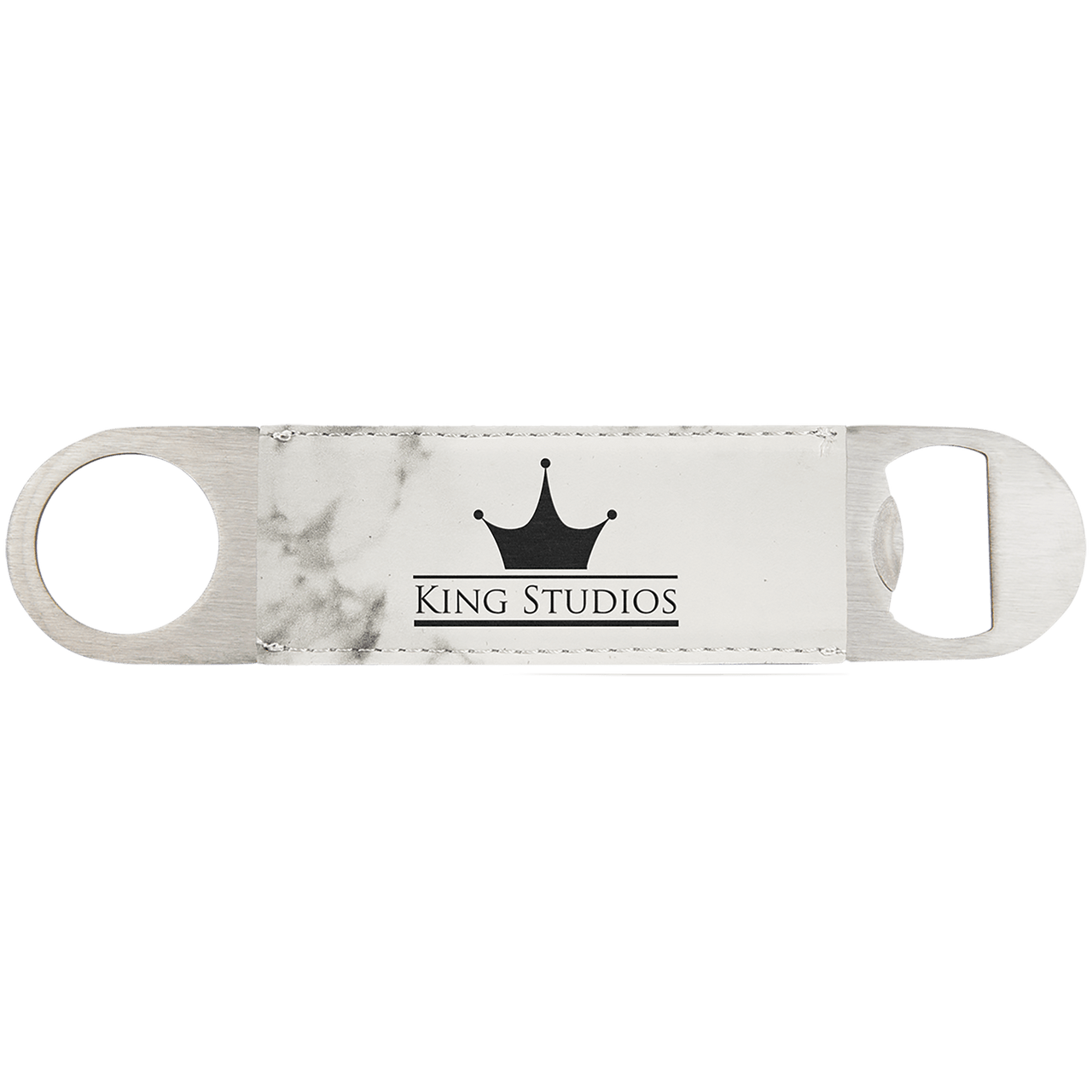 1 1/2" x 7" Laserable Leatherette Bottle Opener Collection