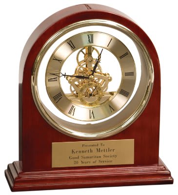 13 1/4" x 9" Grand Piano Mantel Clock