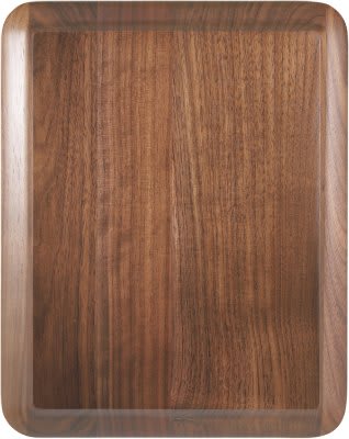 9" x 12" Step-Edge Genuine Walnut Plaque