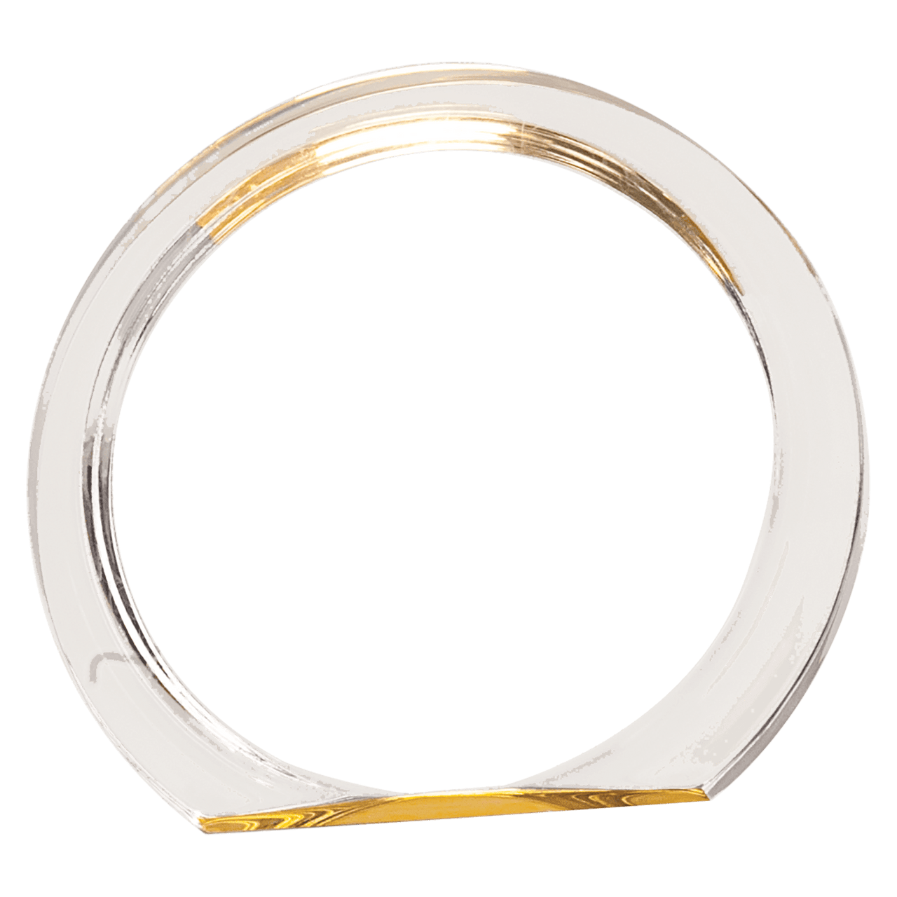 6 3/8" Blue Round Halo Acrylic