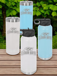 Thumbnail for Elkhorn North Sports 32oz Water Bottle or 22oz Skinny Tumbler