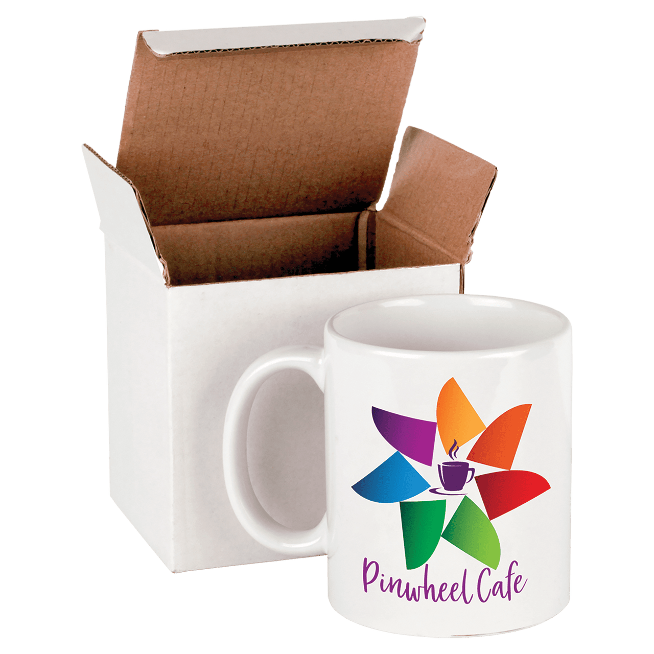 11 oz. White Sublimatable Ceramic Mug with White Box