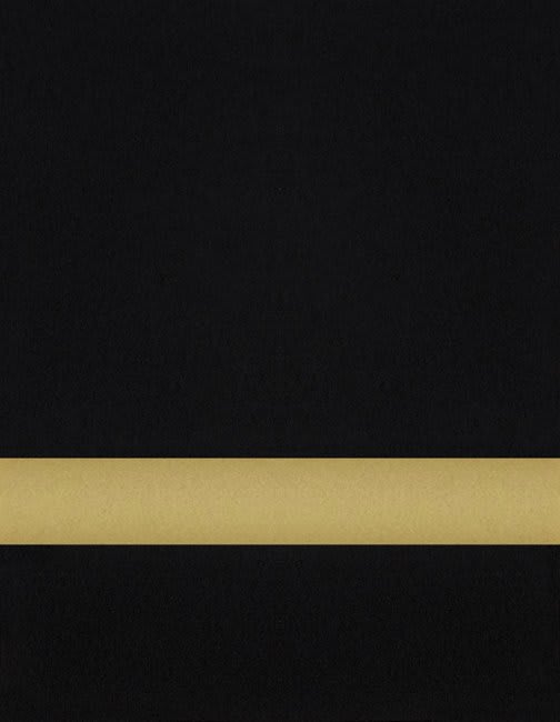 24" x 24" x .020" Gloss Black/Gold with 3M Adhesive Duets Flexible Contours