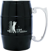 Thumbnail for 17 oz. Red Stainless Steel Barrel Mug with Handle