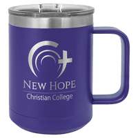 Thumbnail for Polar Camel 15 oz. Purple Vacuum Insulated Mug with Slider Lid