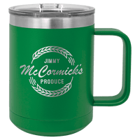 Thumbnail for Polar Camel 15 oz. Green Vacuum Insulated Mug with Slider Lid