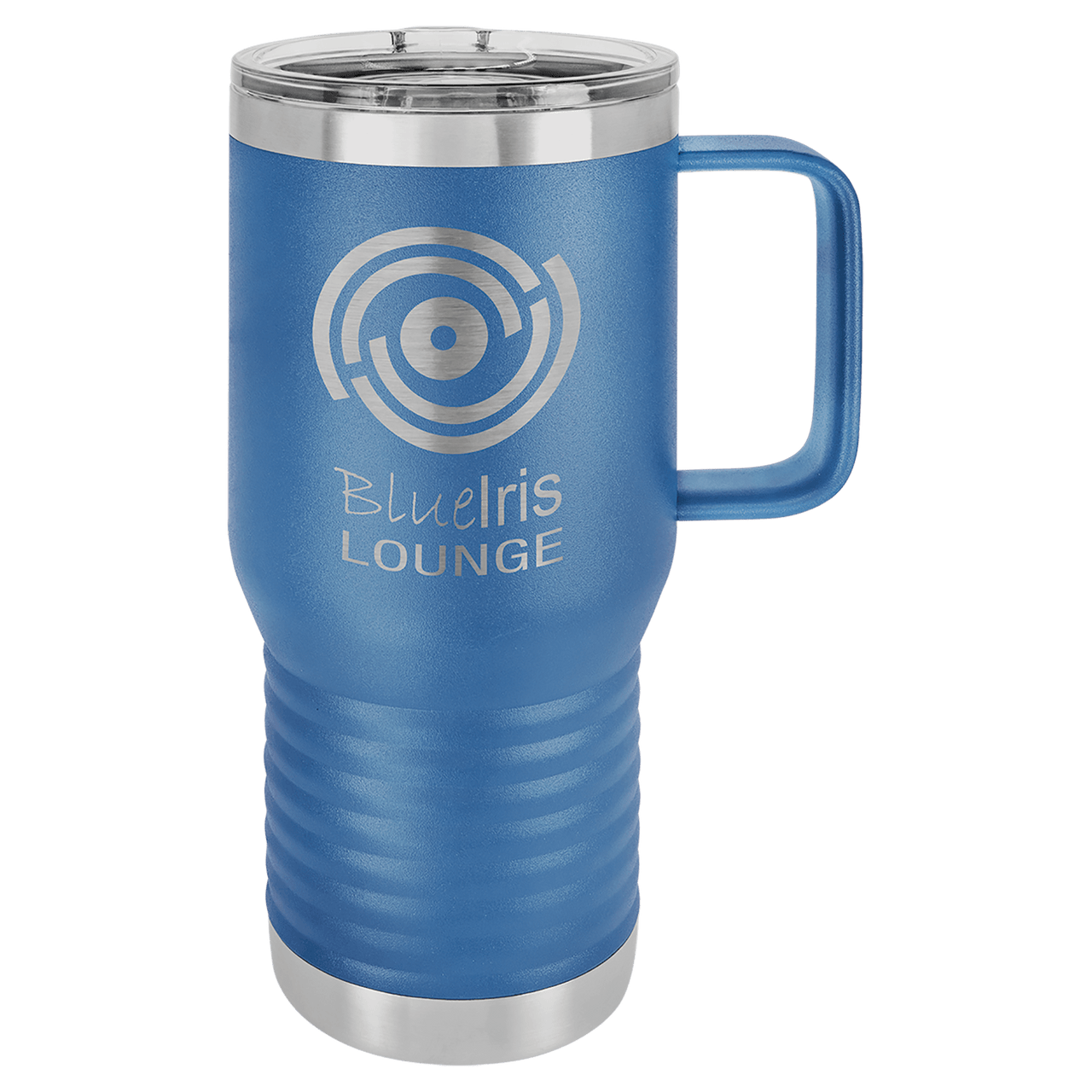 Polar Camel 20 oz. Royal Blue Vacuum Insulated Travel Mug with Slider Lid