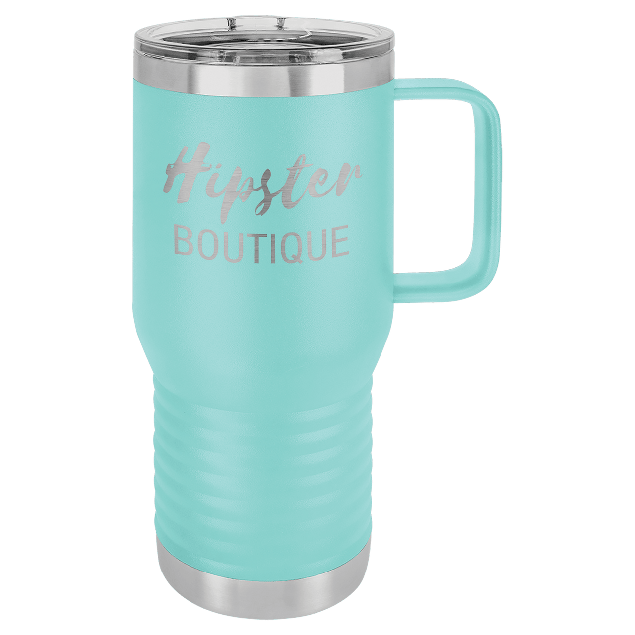 Polar Camel 20 oz. Teal Vacuum Insulated Travel Mug with Slider Lid