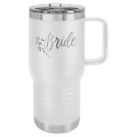 Thumbnail for Polar Camel 20 oz. White Vacuum Insulated Travel Mug with Slider Lid