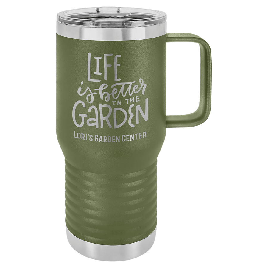 Polar Camel 20 oz. Stainless Steel Vacuum Insulated Travel Mug with Slider Lid