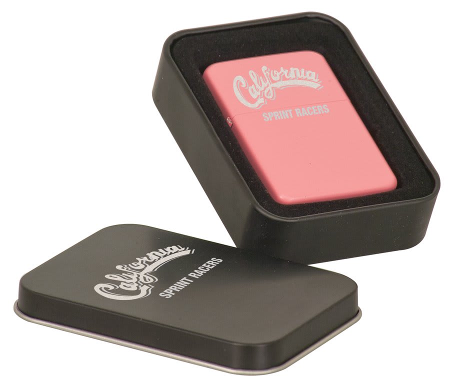 Matte Black Lighter in Black Tin