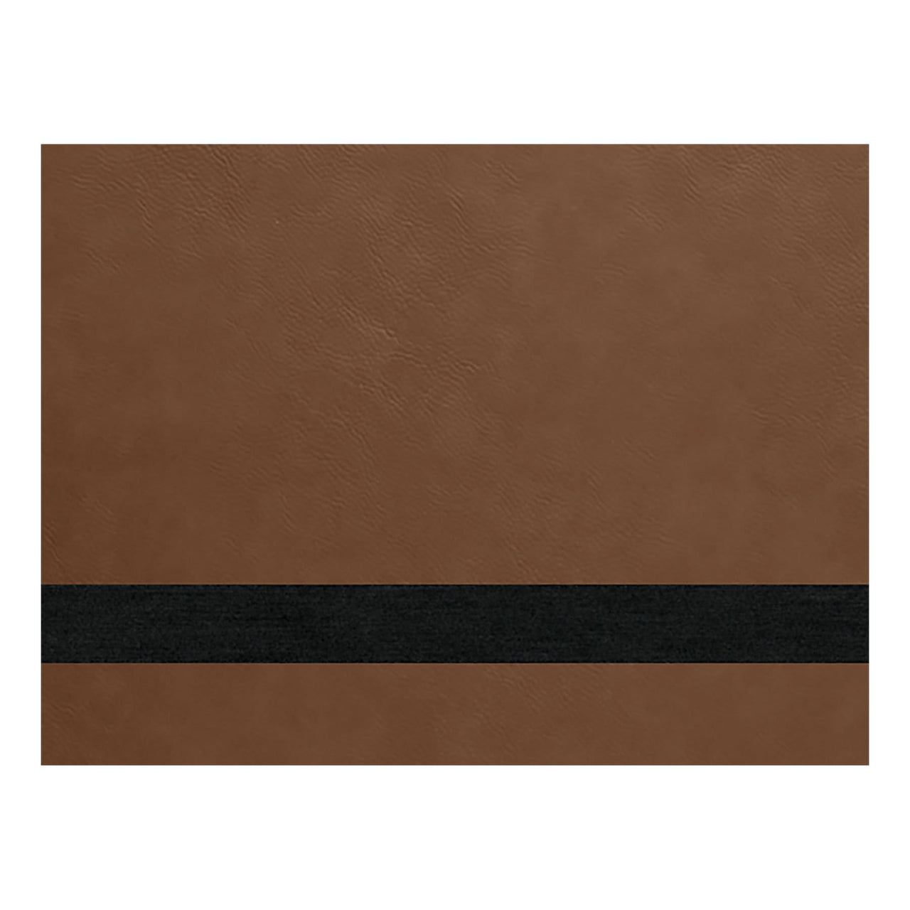 12" x 18" Dark Brown Laserable Leatherette Sheet Stock with Adhesive