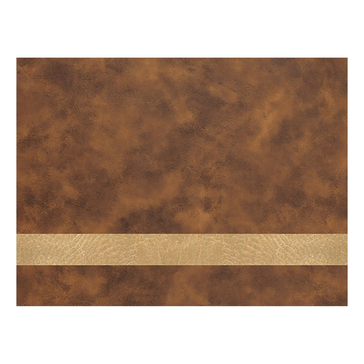 12" x 18" Rustic/Gold Laserable Leatherette Sheet Stock with Adhesive