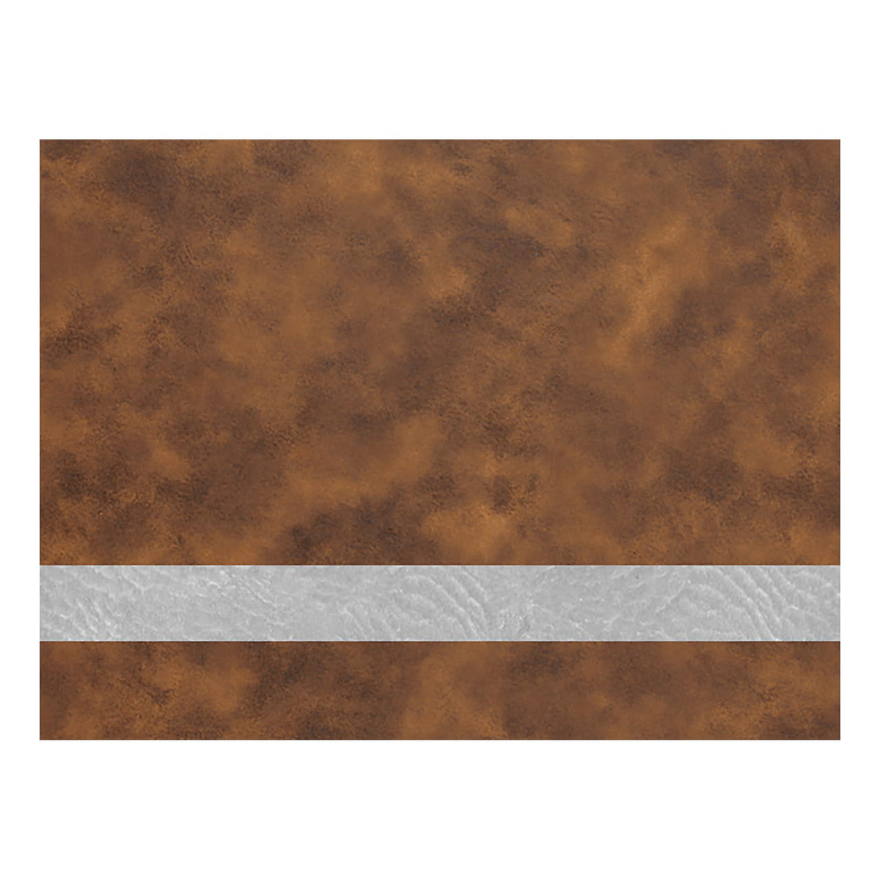 12" x 18" Rustic/Silver Laserable Leatherette Sheet Stock with Adhesive