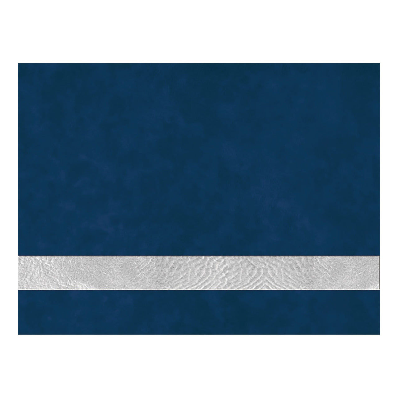 12" x 18" Blue/Silver Laserable Leatherette Sheet Stock with Adhesive