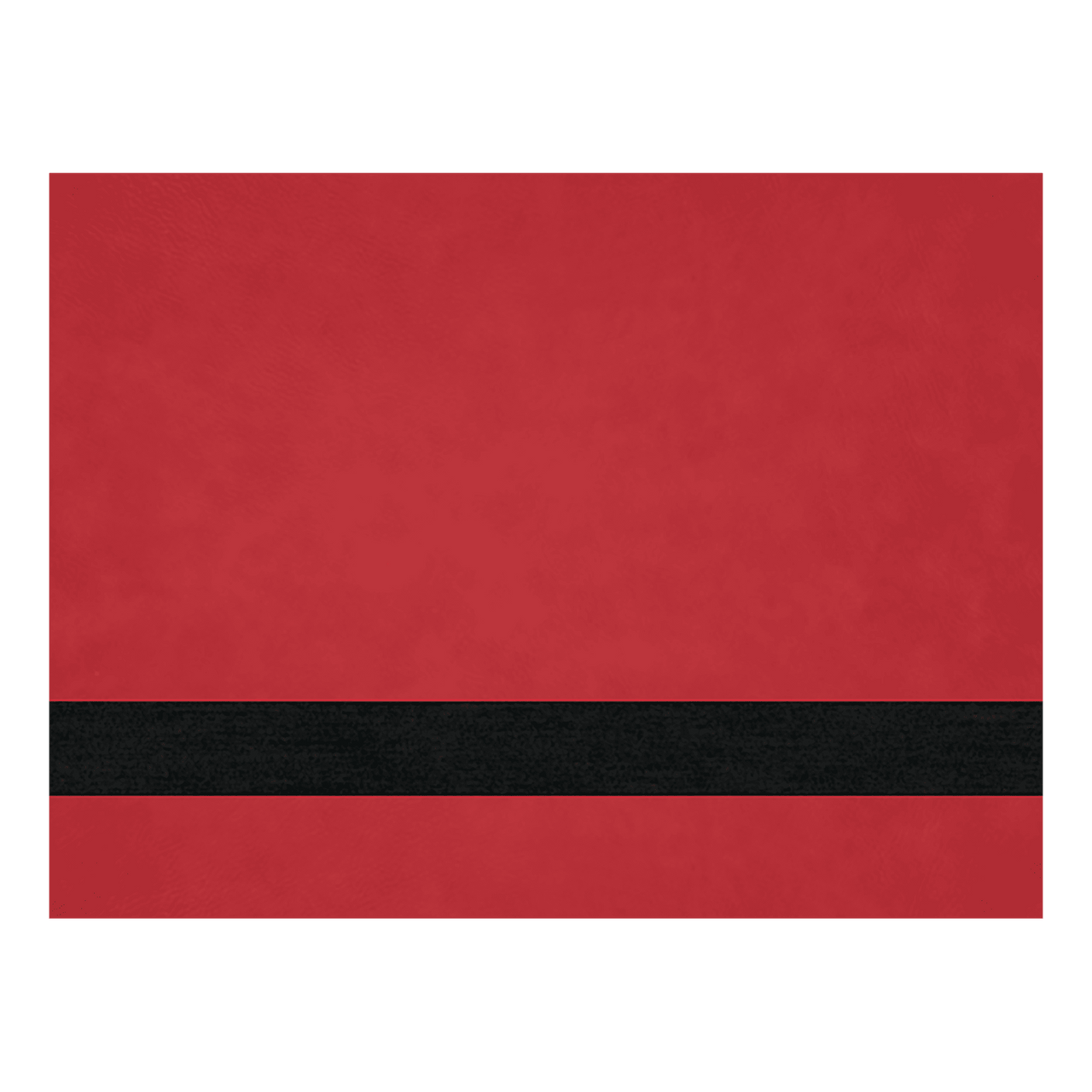 12" x 18" Red Laserable Leatherette Sheet Stock with Adhesive