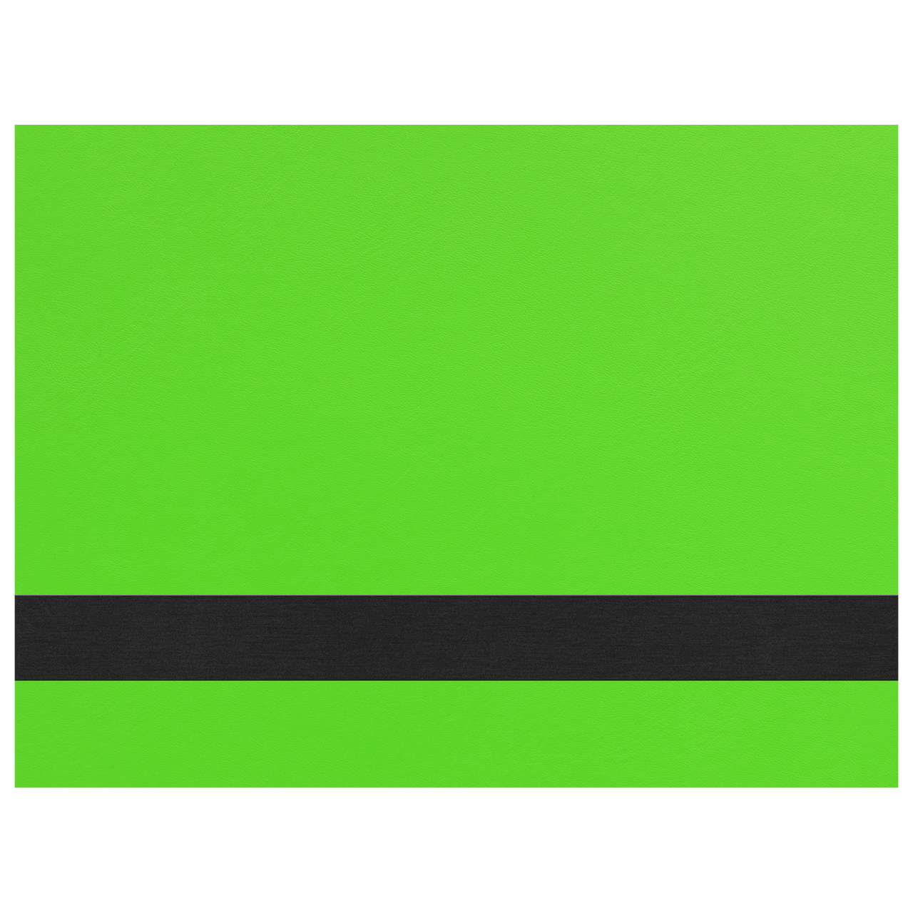 12" x 18" Neon Green Laserable Leatherette Sheet Stock with Adhesive