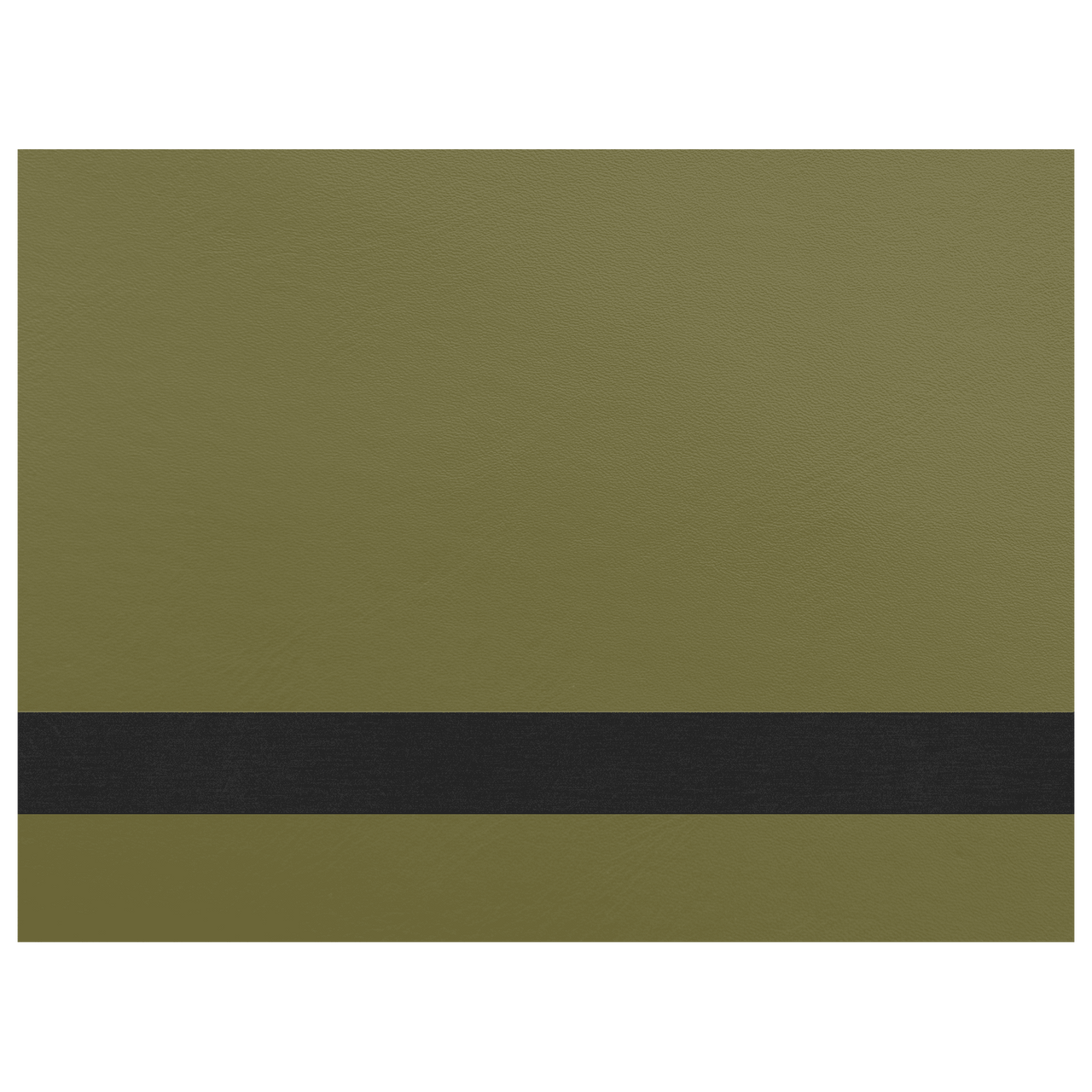 12" x 18" Olive Green Laserable Leatherette Sheet Stock with Adhesive