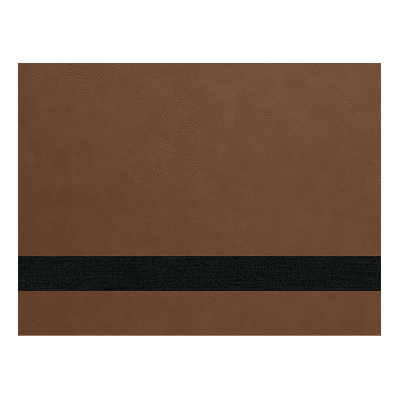 12" x 24" Dark Brown Laserable Leatherette Sheet Stock with Kota Pro Adhesive