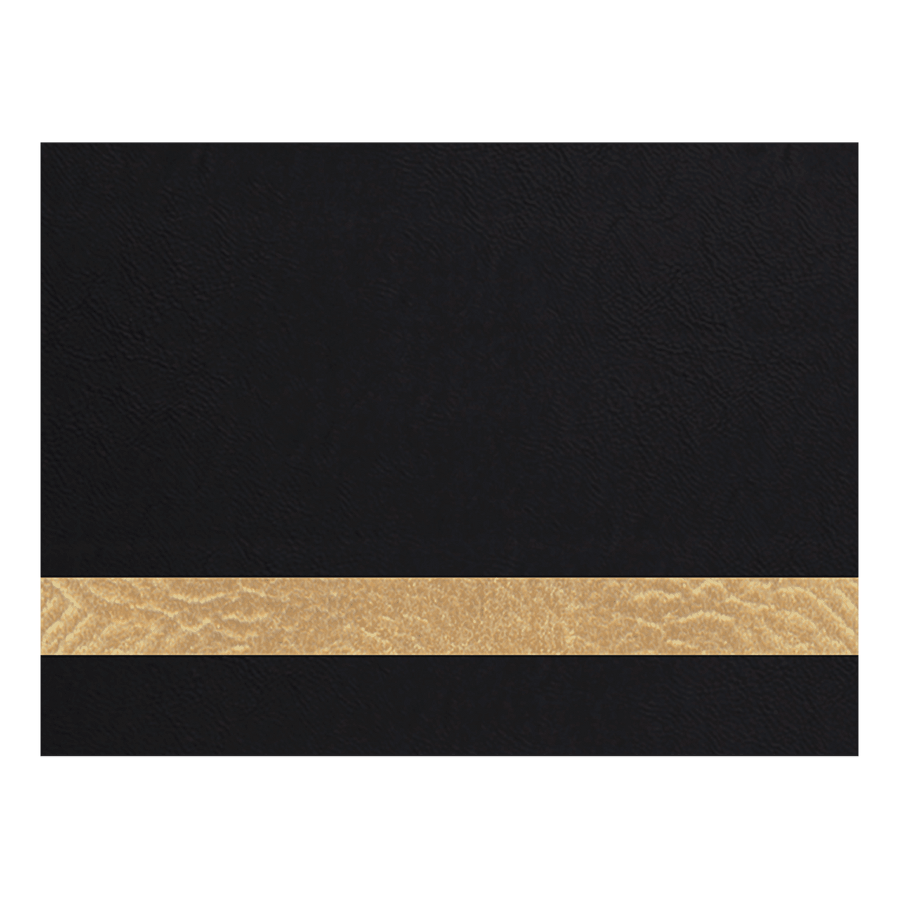 12" x 24" Black/Gold Laserable Leatherette Sheet Stock with Kota Pro Adhesive