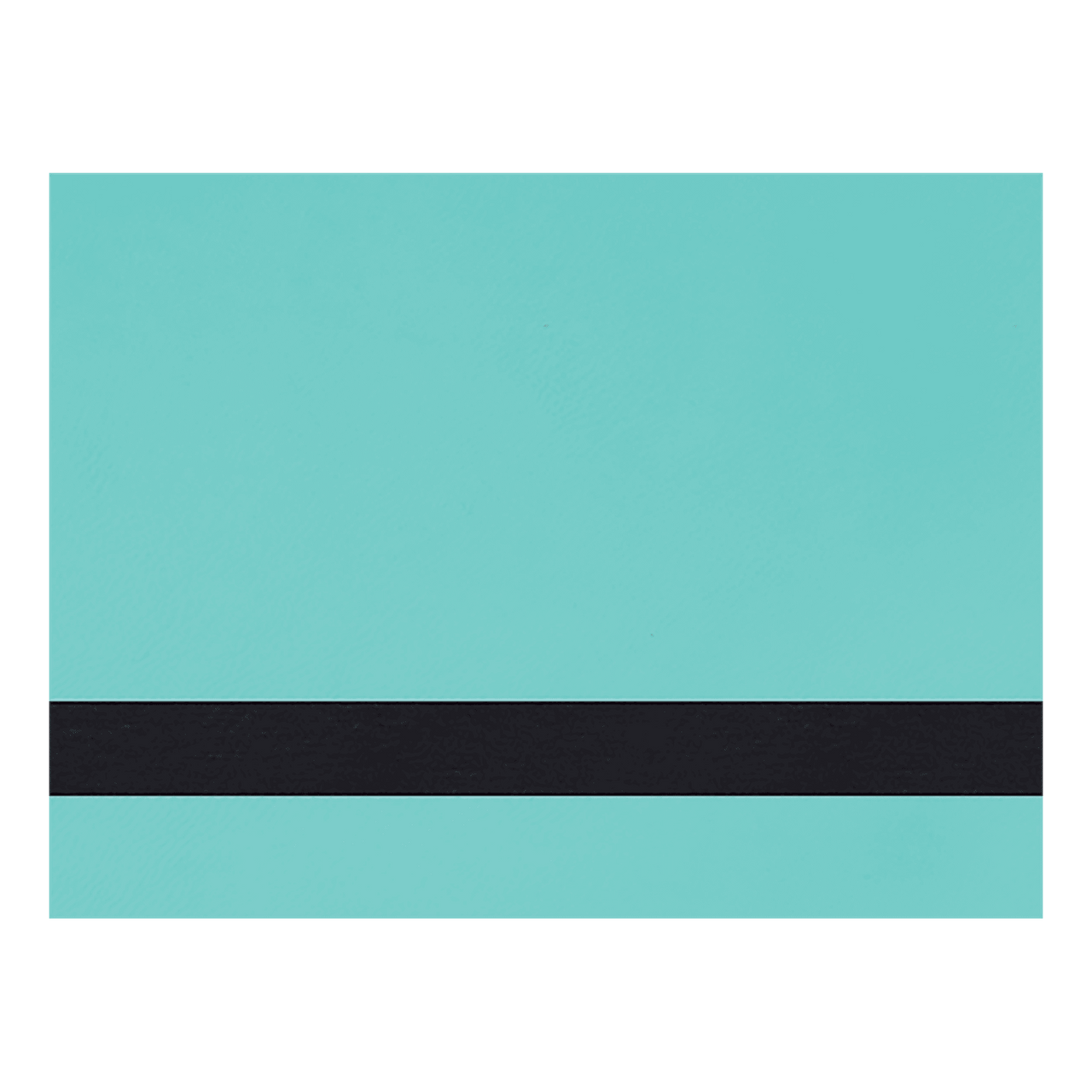 12" x 24" Teal Laserable Leatherette Sheet Stock with Kota Pro Adhesive