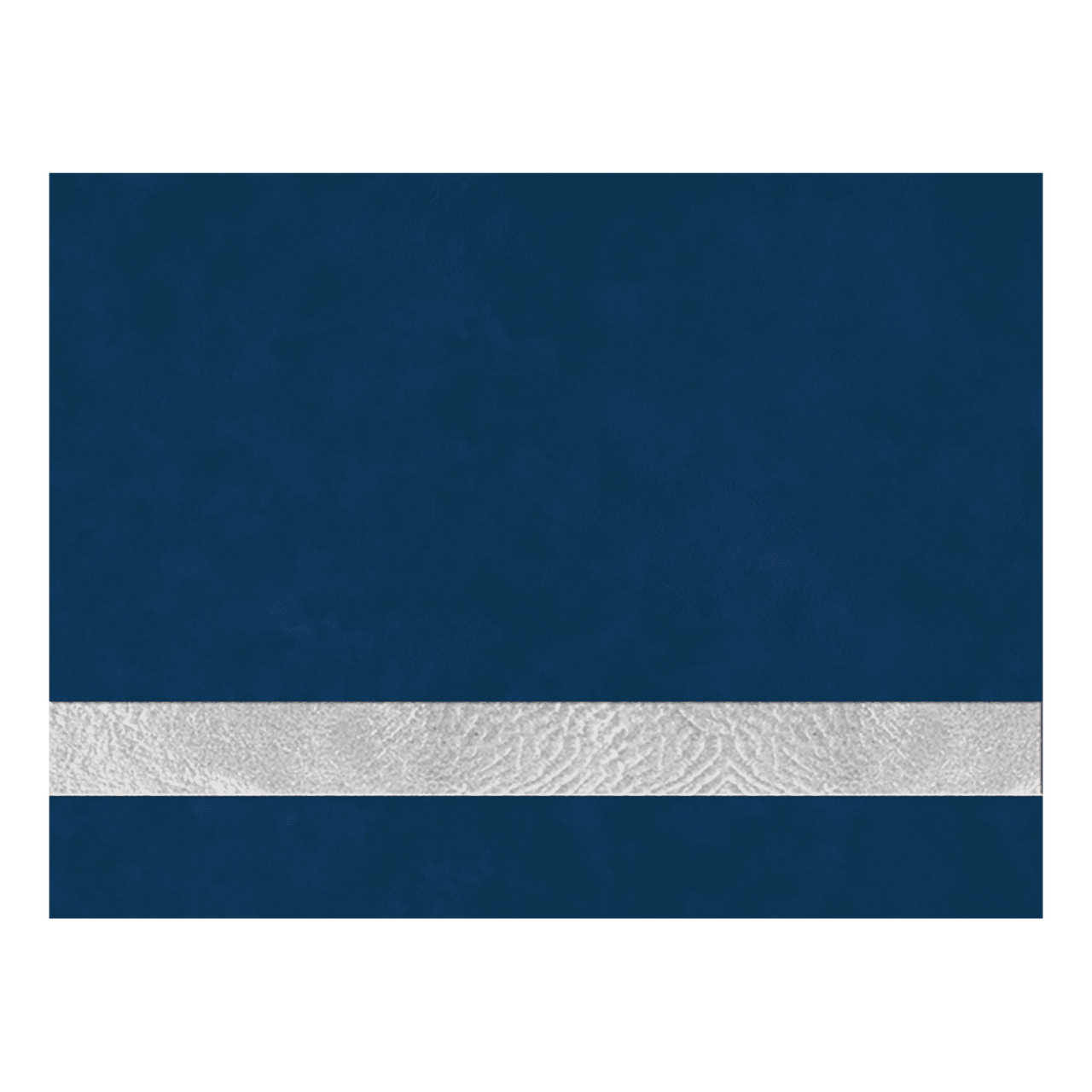 12" x 24" Blue/Silver Laserable Leatherette Sheet Stock with Kota Pro Adhesive