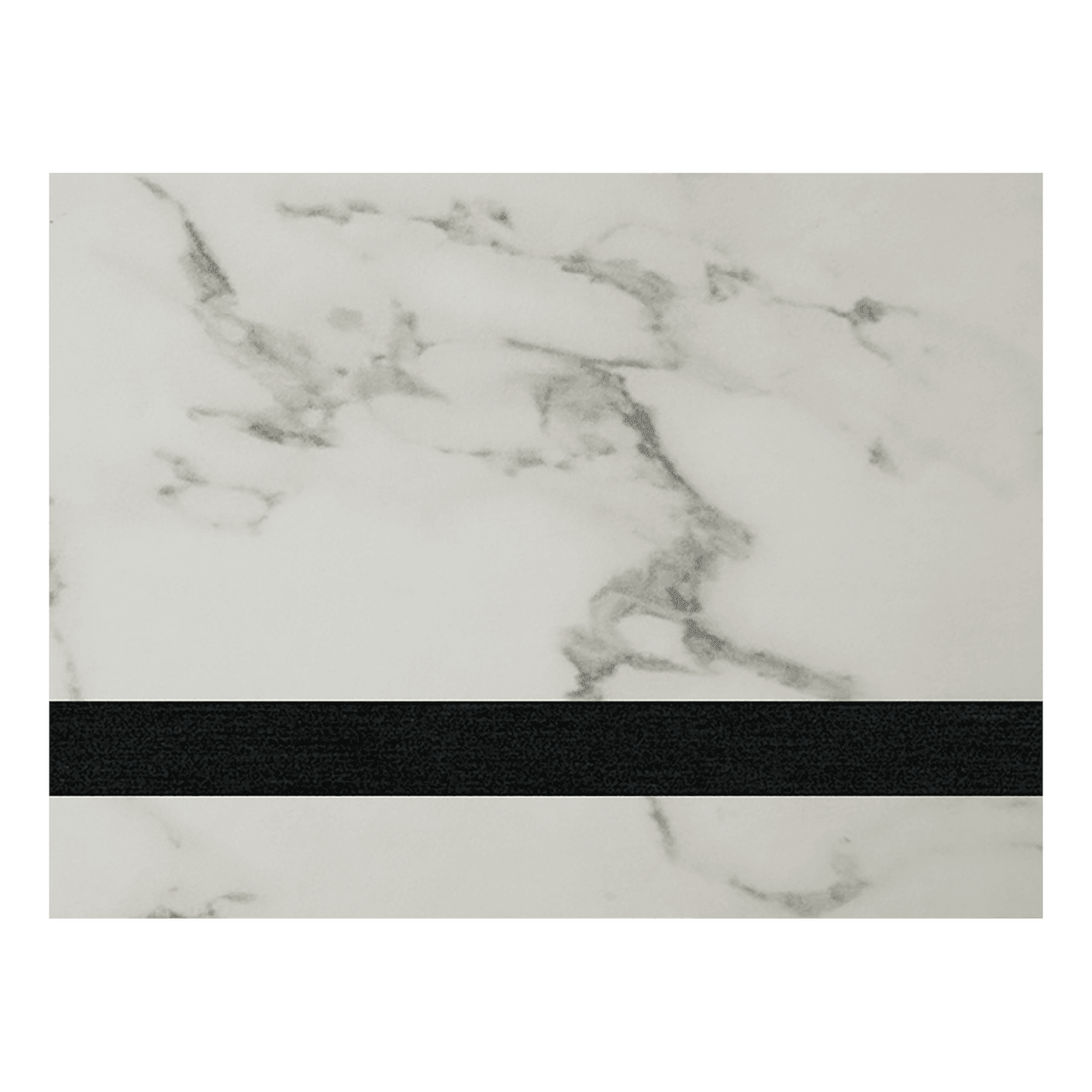 12" x 24" White Marble Laserable Leatherette Sheet Stock with Kota Pro Adhesive