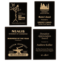 Thumbnail for Light Brown Laseraeble Leatherette Plaque Sample Set