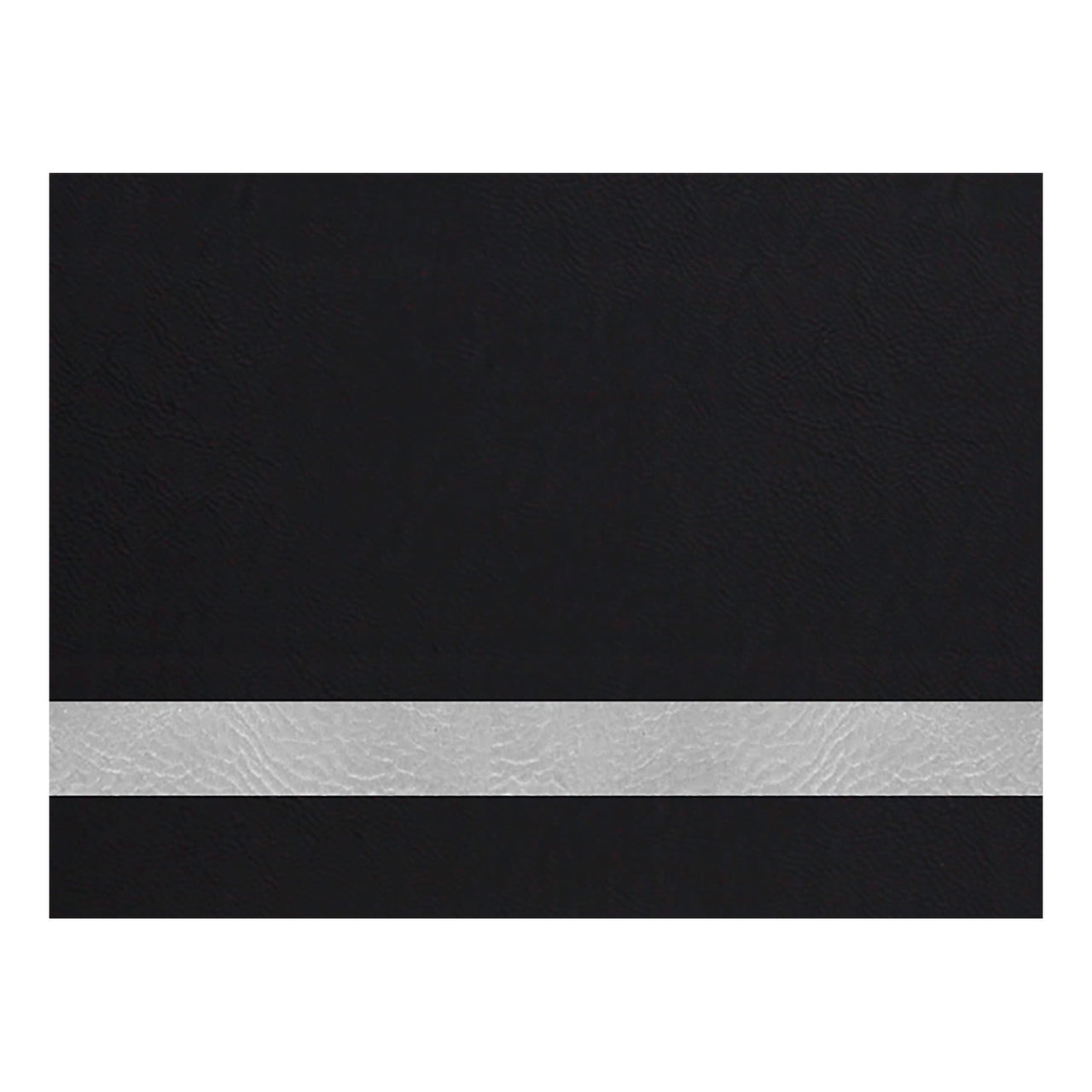 12" x 24" Black/Silver Laserable Leatherette Sheet Stock