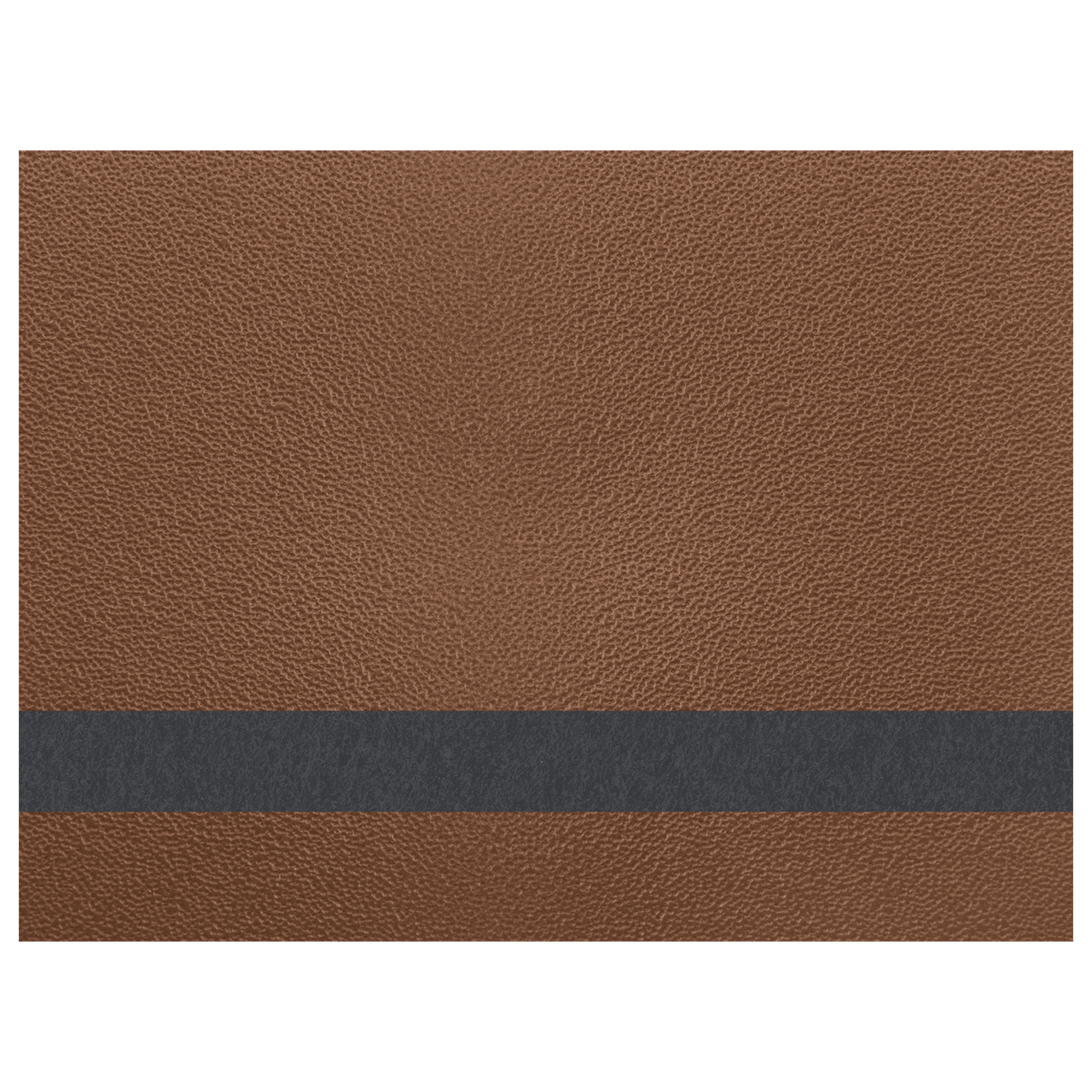 12" x 24" Brown Genuine Bovine Leather Sheet Stock with Adhesive