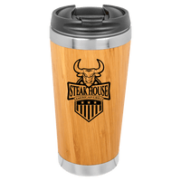 Thumbnail for 15 oz. Bamboo Stainless Steel Tumbler