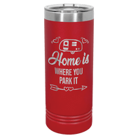 Thumbnail for Polar Camel 22 oz. Red Skinny Tumbler with Slider Lid