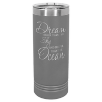 Thumbnail for Polar Camel 22 oz. Dark Gray Skinny Tumbler with Slider Lid