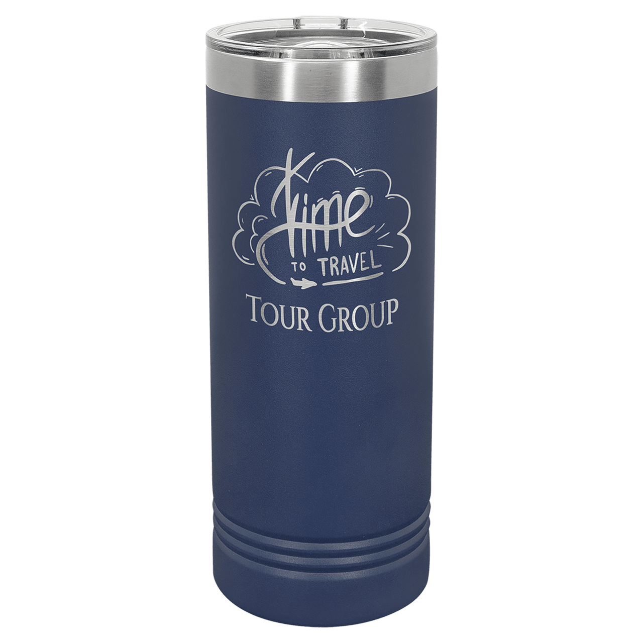 Polar Camel 22 oz. Navy Blue Skinny Tumbler with Slider Lid