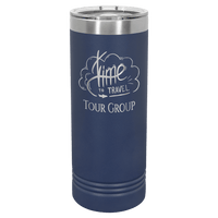 Thumbnail for Polar Camel 22 oz. Navy Blue Skinny Tumbler with Slider Lid